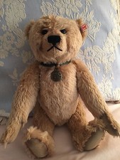 STEIFF "TEDDY BEAR GATSBY," THE TRADEMARK, LED OF 1897 JOINTED W/GROWLER 00489