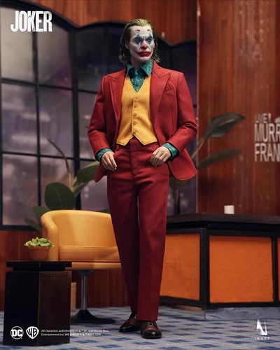 Figura de acción INART 1/6 JOKER Joaquin Phoenix traje rojo ver UPS ENVÍO - Imagen 8 de 9