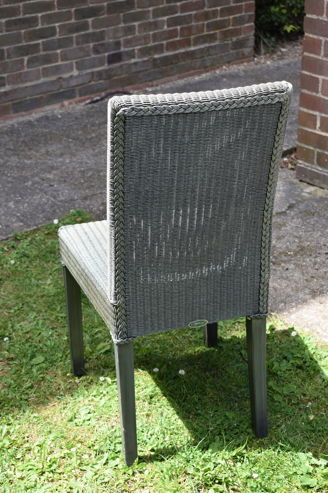 Neptune Montague Lloyd Loom Chair in Slate Used eBay