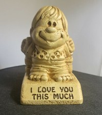 Vintage 1973 Paula Co "I Love You This Much" made in USA W336