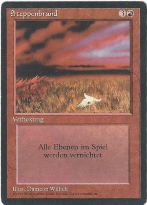 TCG MtG 167 FBB Deutsch Limitiert 3rd Steppenbrand / Flashfires