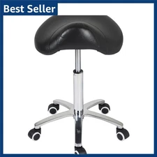 Saddle Stool Rolling Chair for Medical Massage Salon Kitchen Spa Drafting,Adj...