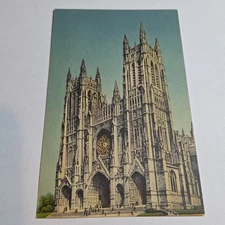 Vintage Postcard Gothic Cathedral of St. John the Divine New York City