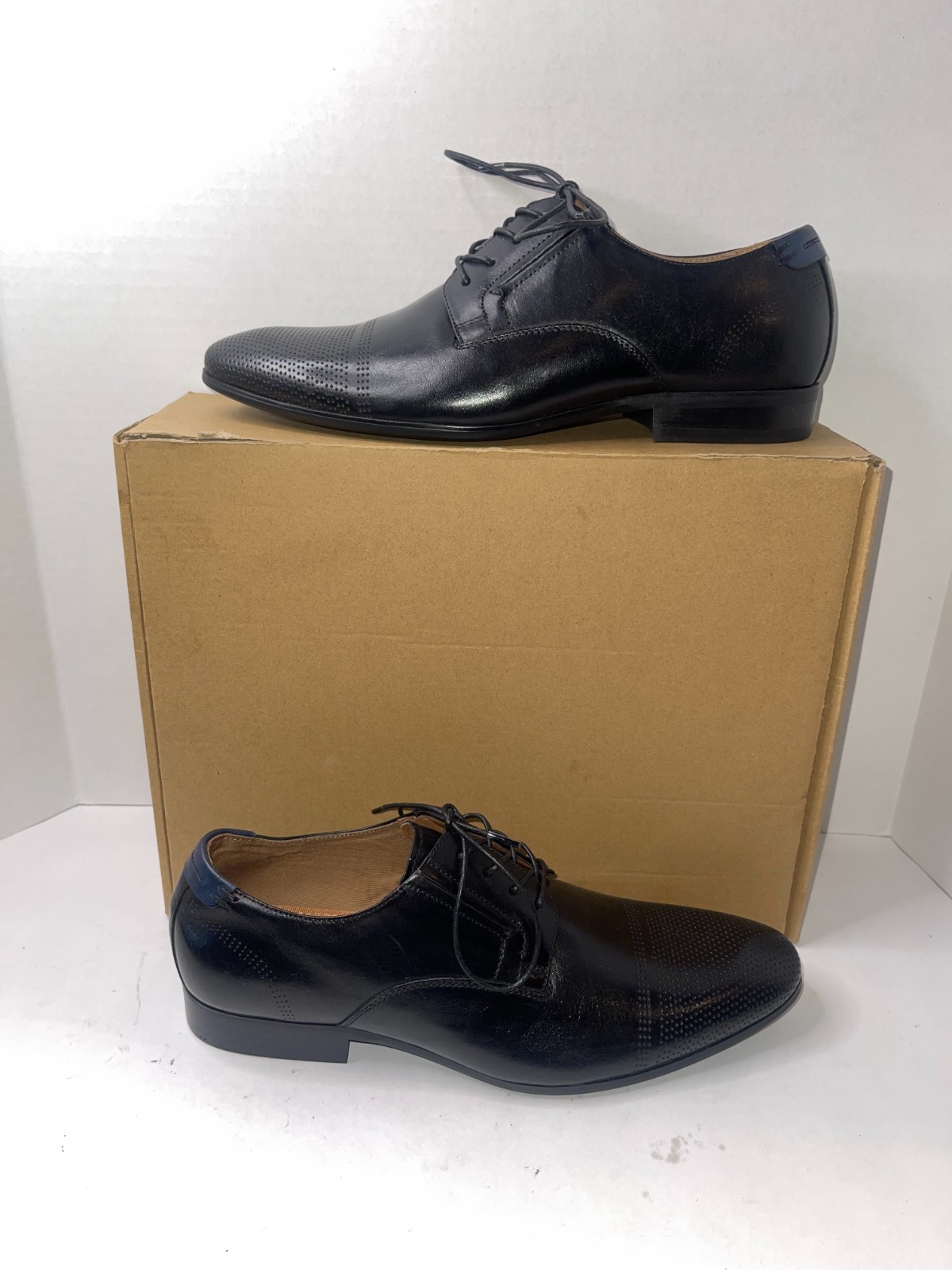 SAOLA Scarpe eleganti uomo Aldo nere nuove pre owened taglia 8