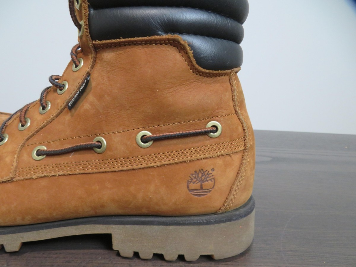 Timberland Oakwell 7-Eye Moc Toe Boots Mens 12 Brown Leather Mid