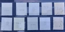 Bund / BRD Lot Rollenmarken RA / RE Rollenanfang /Rollenende gestempelt