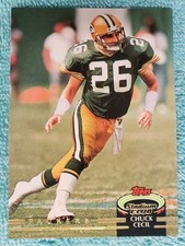 1992 TOPPS STADIUM CLUB CHUCK CECIL #256 GREEN BAY PACKERS