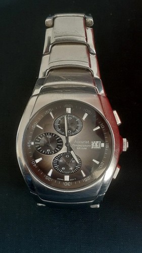 Mens Ex- Display Accurist Chronograph Designer Watch