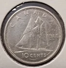 1965 10C Canadian Silver Dime
