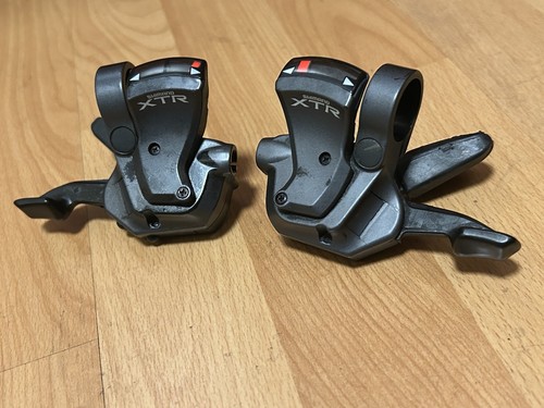Coppia Pod Cambio 8 S Anteriore e Posteriore Shimano XTR Rapidfire SL-M951 Vintage anni 90 MTB - Foto 2 di 24