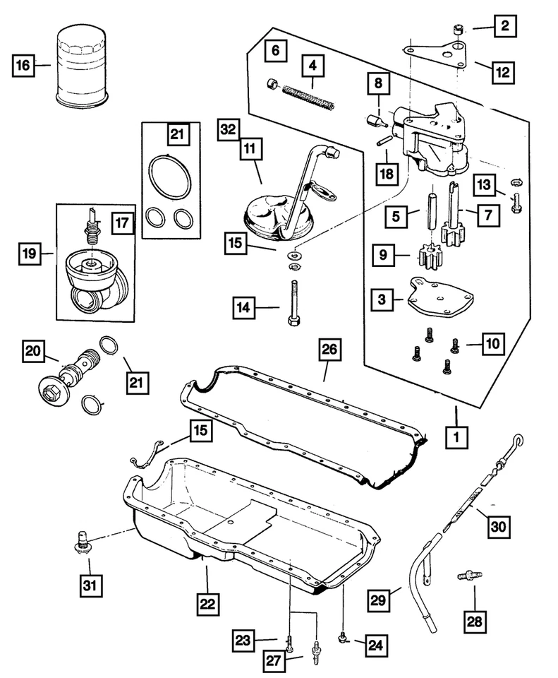 Genuine Mopar Engine Oil Pan 53020833ab Foto 3 de 3