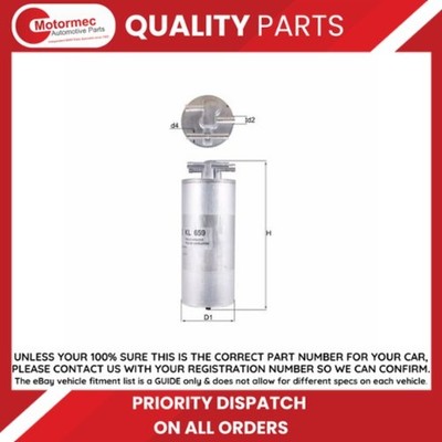 Mahle KL 659 Fuel filter
