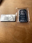 Two Silver Bars One Lot.  500 Grains Thomas Jefferson Sterling And Sunshine Art