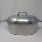Wagner Ware Magnalite Sidney O 4265P Roaster Pan W/ Lid 8 Qts NO Trivet Scratch