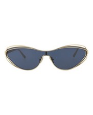 Dior Womens Cat Eye Gold Gold Blue Fashion Designer Eyewear