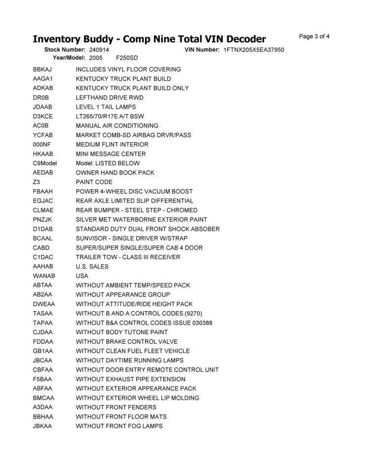 Compuesto de faros para conductor para camioneta Ford F250SD 05-07 3754827 Foto 4 de 4