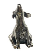 Vtg S. Kirk and Son Sterling Dog Figurine Paperweight #3 78 Grams Collectible