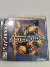 Asteroids (Sony PlayStation 1, 1998) complete with manual