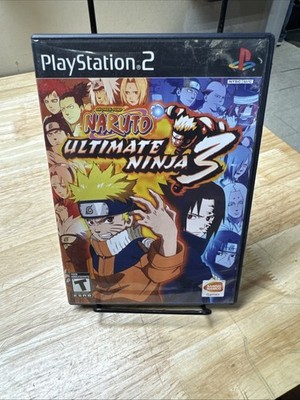 Naruto Ultimate Ninja 3 PlayStation 2 PS2 Complete In Box CIB