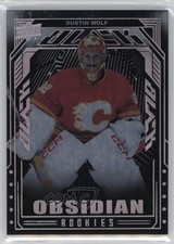 2023-24 SPx UD Black Obsidian Rookies 21/199 Dustin Wolf #OR-10 0tm