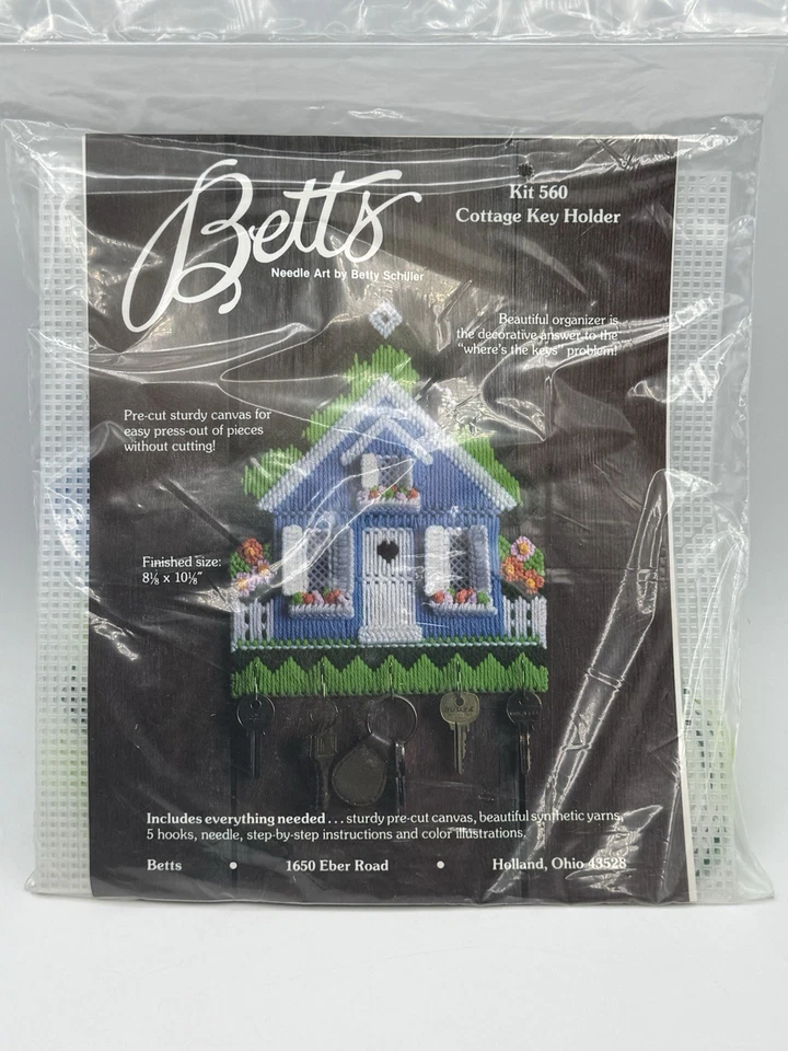 Betts Aguja Arte Casa LLAVERO Coche Camión Casa Betty Schiller Kit 560 RARO Foto 2 de 4