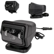 7" 60W LED Search Light Rotating Remote Control Driving Spot Light for Trucks