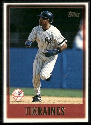 1997 TOPPS TIM RAINES NEW YORK YANKEES #334