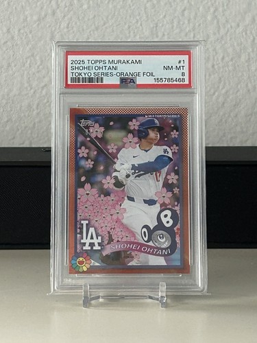 Shohei Ohtani [Orange Foil] #1 2025 Topps Takashi Murakami card