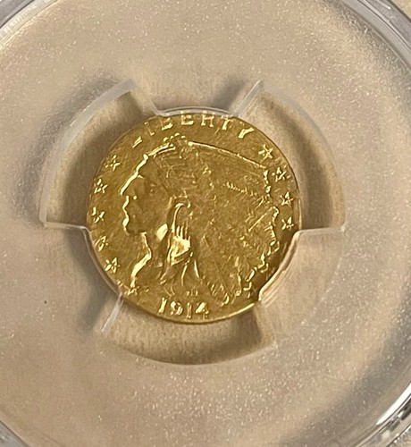 1914 $2.5 Indian Gold (PCGS VF Details)