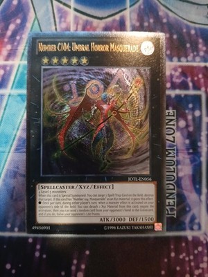 Yugioh Number C104 Umbral Horror Masquerade JOTL-EN056 UNLIMITED LP ULTIMATE 