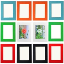 Eco-Friendly Cardboard Photo Frames Set of 12 - Removable Adhesive Ultra-Thin...