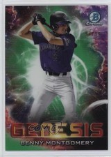 2021 Bowman Draft Genesis Green Refractor 97/99 Benny Montgomery #GNS-7 0z8v
