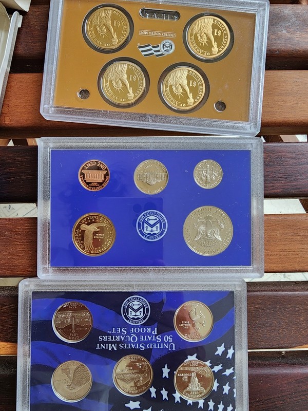 2007 U.S. Mint Proof Sets: Presidential $1 Coin Proof Set + Proof Set 14c