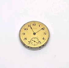 1917 Waltham Model 1907 Grade No. 310 7J 3/0s Pocket Watch Movement For Repair