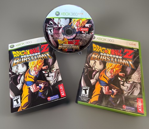 Dragon Ball Z Burst Limit Xbox 360 CIB Version Complete w/ Manual Tested
