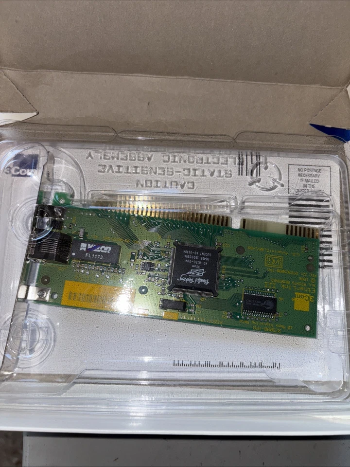 EtherLink III Parallel Tasking 16-Bit ISA 10BASE-T Network Adapter 3C509B TPO - Image 2 of 3