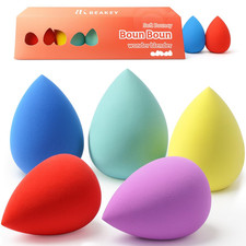 Makeup Sponge Set, 5 Pack Foundation Beauty Sponges  Soft Blenders  Micro Poro