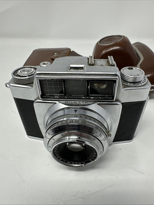 VINTAGE AGFA SILETTE SLE COLOR  SOLINAR CAMERA 1:2.8/50  With CASE /READ Descrip