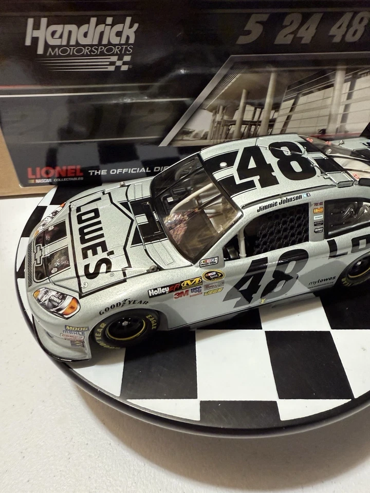 罕见 * Jimmie Johnson #48 Lowe’s Cortez 银色 2012 COT 1/24 Nascar 压铸 — 第 4/4 张图片