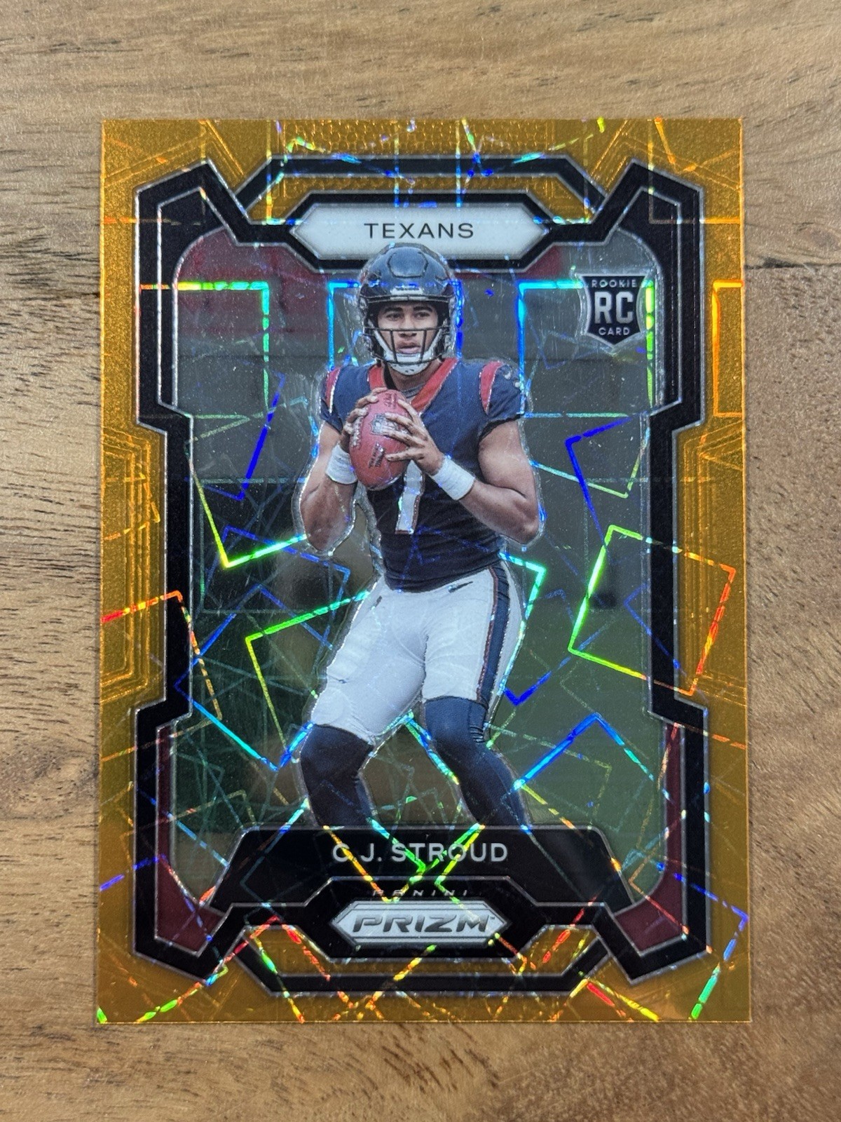 2023 Panini Prizm CJ Stroud Orange Lazer Prizm RC #339 Houston Texans Rookie