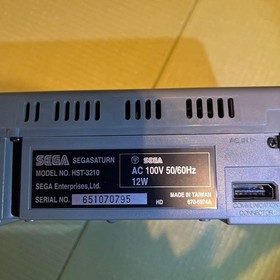 Sega Saturn HST-0004 Console Set Gray with BOX controller JP