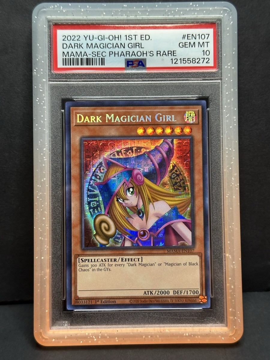 海外版　ブラックマジシャンガール　ファラオズレア　MAMA　遊戯王 Dark Magician Girl (Secret Pharaoh's Rare) MAMA-EN107