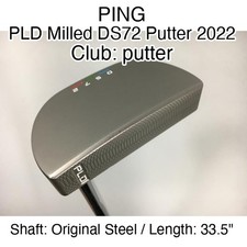 PING PLD Milled DS72 Putter 2022 putter Putter 33.5" Original Steel Right-Handed