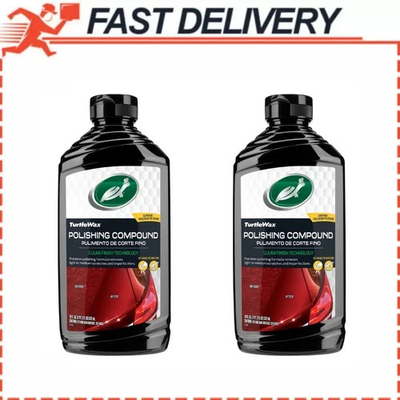 #ad Turtle Wax Clean Finish Premium Grade Polish Polishing Compound 18 oz 2 Pack $9.13