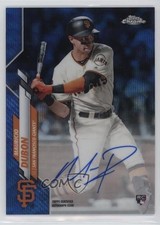 2020 Topps Chrome Rookie Blue Wave Refractor 112/150 Mauricio Dubon Auto RC 0sm9