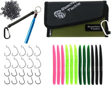 Wacky Rigging Tool with O-Rings – Rig Soft Plastic or Rubber Worms for Bass Fish