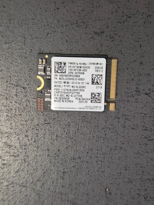 SSD 256GB M.2 Samsung 2230 PCIe NVMe Gen3 x4 PM991a Dell Lenovo Asus HP Acer MSI