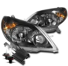 FOR 2003-2008 TOYOTA MATRIX XR XRS BLACK HEADLIGHT HEADLAMP W/50W 6000K HID SET