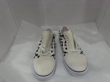 UsedLikeNew - Vans Unisex Old Skool, White/Black, Mens 7 / Womens 8.5