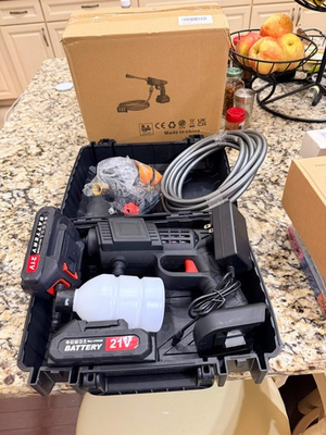 #ad Cordless Portable Pressure Washer 21V Battery Case $56.63